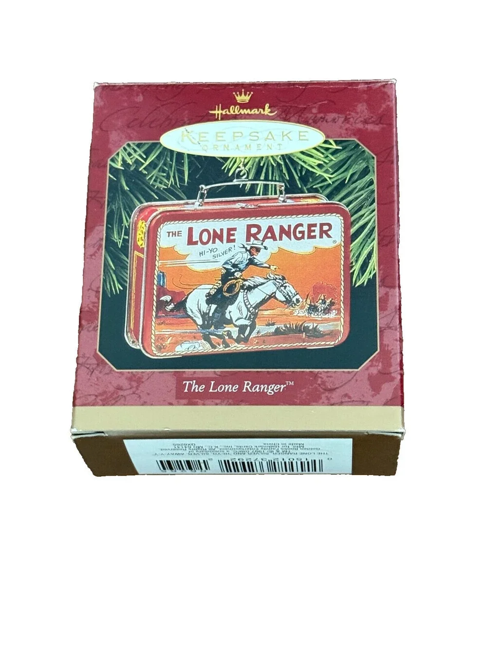1997 Hallmark Keepsake Ornament The Lone Ranger Lunchbox Vintage